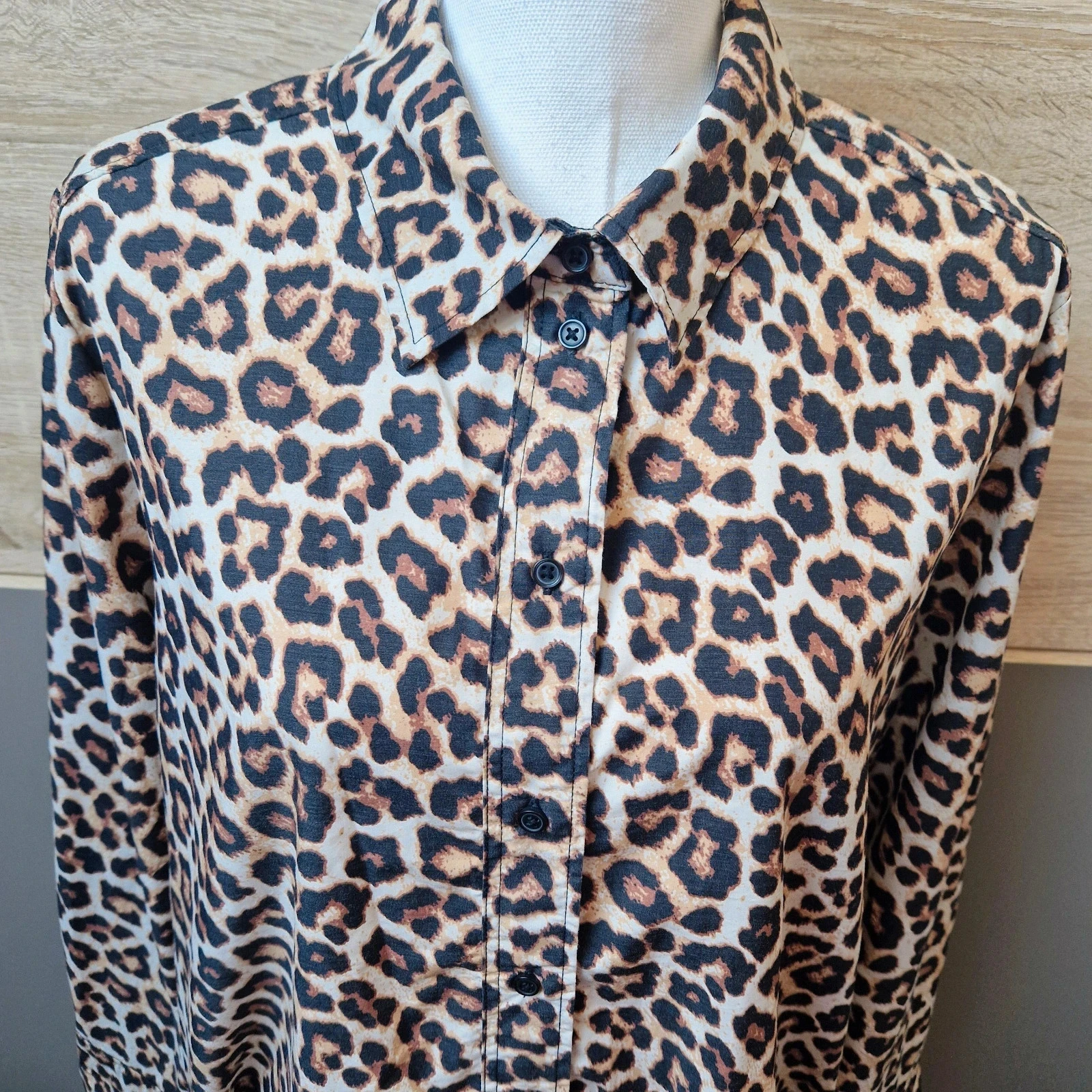 Vestido camisa leopardo – photo 2